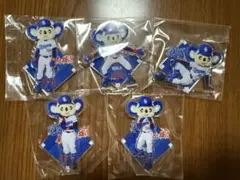 中日ドラゴンズ　アクスタくじ　ドアラ　5個セット