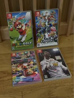 Nintendo Switch マリオカート　スマブラetc4本セット