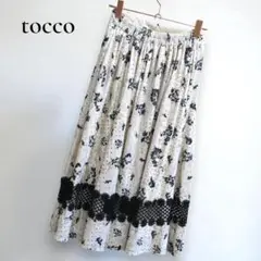 tocco フレアスカート きれいめ レディース オールシーズン