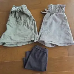 未使用品あり　女の子　ハーフパンツ　110cm　キッズ