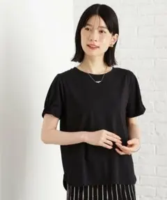 袖タックTシャツ【接触冷感/毛玉になりにくい/UV】のサムネイル