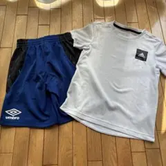 adidas Tシャツ & umbro ショーツ セット　140センチ
