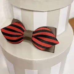 ⋈蝶ネクタイ⋈ キッズ用　ボーダー✖️ブラウン