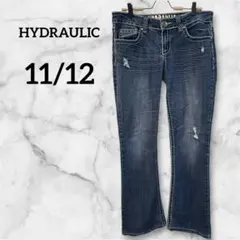 HYDRAULIC 【11/12】ブーツカットデニム ダメージ レディース 古着