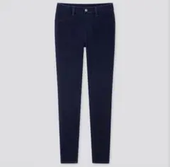 UNIQLO ウルトラストレッチクロップドレギンスパンツ L ブルー