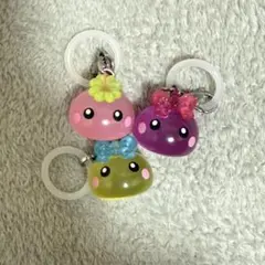 ほっぺちゃん ガチャガチャ めじるしアクセサリー 3個セット