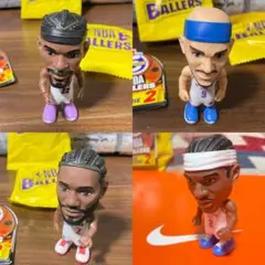 NBA Ballers 4体セットフィギュア　バトラー　カルーソ　シェイ　カワイ