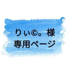 りぃ©。様 専用ページ