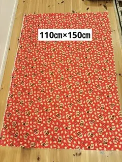 アンパンマン キルティング　生地 赤　布