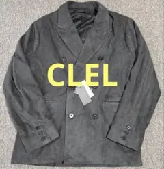 CLELダブルテックフェード テーラード ジャケット チャコールグレーSサイズ