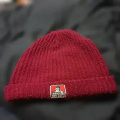 BEN DAVIS ニット帽 ワインレッド
