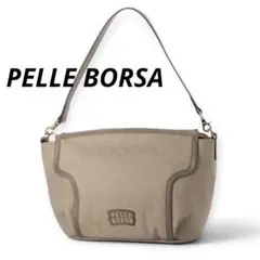 ペレボルサ PELLE BORSA リーサ　ミニワンショルダー　グレージュ　現行のサムネイル