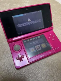 3DS本体　ピンク　sdカード付き