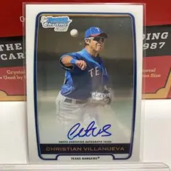 クリスチャン・ビジャヌエバ オートグラフカード　巨人　ジャイアンツ　日本ハム