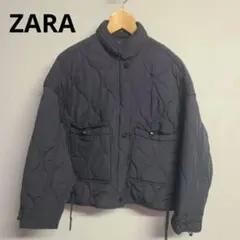 ZARA ザラ 中綿 キルティングジャケット スタンドカラー パフジャケット