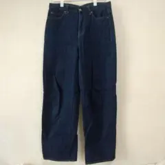 UNIQLO　ユニクロ　ワイドストレートジーンズ　27