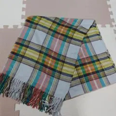 ★再度お値下げしました★チェック柄ストール・ショール