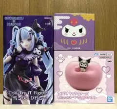 雪ミク×クロミ フィギュア クロミ 貯金箱 ライト 3点セット