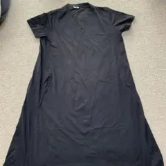 UNIQLO エアリズム 半袖ロングワンピース 3XL ブラック