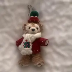 ダッフィー ぬいぐるみバッジ クリスマス 2010 東京ディズニーシー⭐︎中古