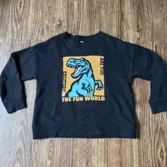 スパンコール トレーナー 120サイズ　恐竜　男の子