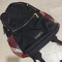 BLUE LABEL ナイロンリュック 黒・赤