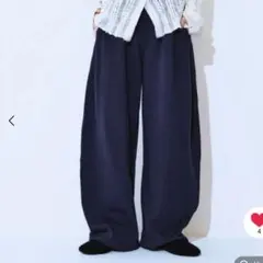 ジーナシス　スウェットコクーンタックパンツ　スウェットパンツ