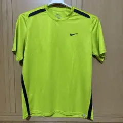 Nike DRI-FIT 蛍光イエローXLシャツ
