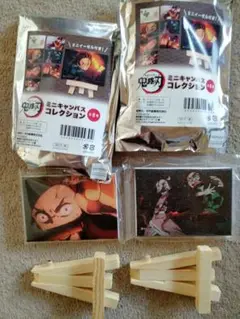 鬼滅の刃 ミニキャンバス 炭治郎 禰豆子 2個セット