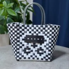 MARNI 動物モチーフ トートバッグ かごバッグ 猫 キャット 新品未使用