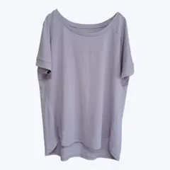 キットソン 半袖Tシャツ ラベンダー ロゴT メッシュ切替 スポーツウェアのサムネイル