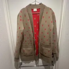 BURBERRY モノグラムウール カシミアブレンド カーディガン セーター