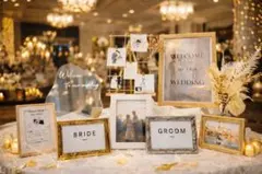 【お得】ウェルカムスペースセット フォトフレーム ウェーブミラー　ラスト1点