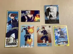 僕のヒーローアカデミア/轟焦凍カードステッカーセット/ヒーロープラザ座れイスなど