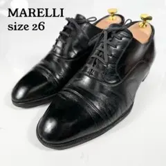 MARELLI マレリー　ビジネスシューズ（26）革靴　短靴　４E 黒　本革のサムネイル