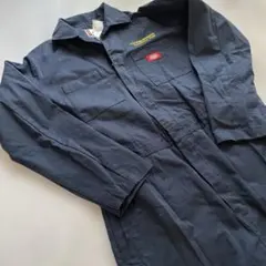 Dickies つなぎ オールインワン S-REG ネイビー ワークウェア刺繍入