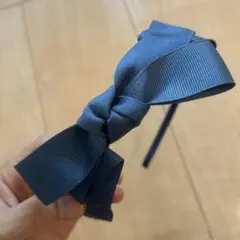 美品　THE HANY Bijoux キッズ　グログラン　リボン　カチューシャ