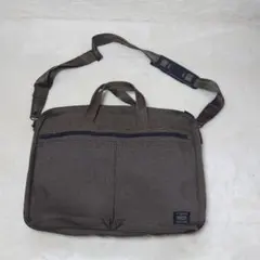 ​ 상태좋음 PORTER スモーキー 2WAYブリーフケース カーキ ショルダー