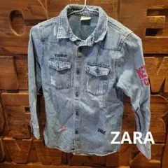ZARAキッズ デニムシャツ 134センチ