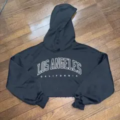 SHEIN クロップドパーカー