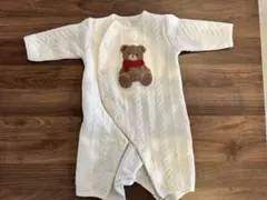 ホワイト ロンパース 西松屋 60cmから70cm