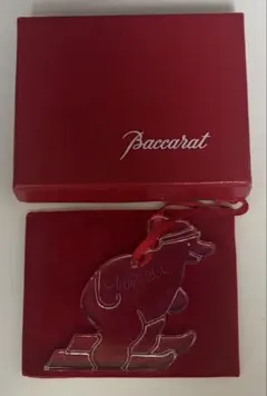 【新品】バカラ　クリスマスオーナメント　 ノエル そり クマ2003年 箱付き クリスマスオーナメント ノエル そり クマ2003年 箱付き - メルカリ