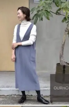 OUR　カシュクールワンピース　アワーホーム　ホワイト　Emiさん カシュクールワンピース – OURHOME