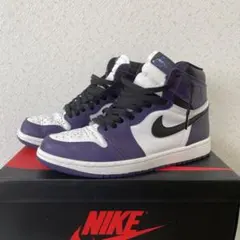 NIKEエアジョーダン1レトロHIGH OGコートパープル
