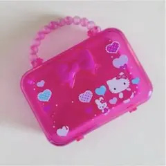 希少 1997年製 平成レトロ ハローキティ 小物入れ ケース ピンク
