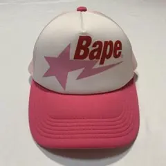 A BATHING APE BAPESTA PINK MESH CAPのサムネイル