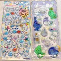 【正規品】　シマエナガ　ウォーターシール　プチドロップ　あわわちゃん　光る