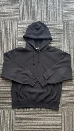 ヘビーウェイトパーカー 無地 ブラック