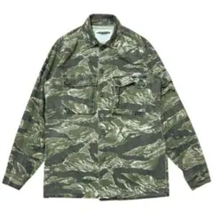 ✅新品未使用　タイガーカモ　ミリタリーシャツ　ジャケット　アウター　迷彩　XL 2025年最新タイガーカモシャツの人気アイテム - メルカリ