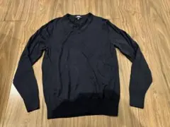 UNIQLO ネイビー Vネックセーター S